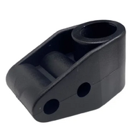 Steering Shaft Bush 20mm ID Black 2 Hole