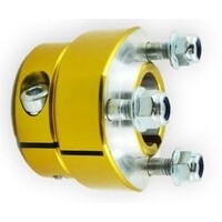 Cadet / Mini Rear Wheel Hub To suit 30mm Axle x 43mm long with 6MM + 8mm key (Gold) (Crg Pattern)