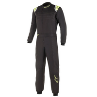 Alpinestars Kart Race Suit KMX-9 V2 Black | Yellow Fluro